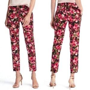 Banana Republic Maximalist Floral Women's Pants Size 0 NWT